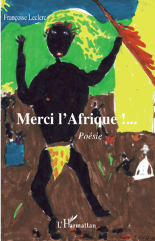 Couverture ebook de Merci l'Afrique, de Françoise Leclerc