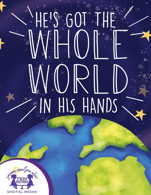 Couverture ebook de He's Got The Whole World In His Hands, de Kim Mitzo Thompson, Karen Mitzo Hilderbrand