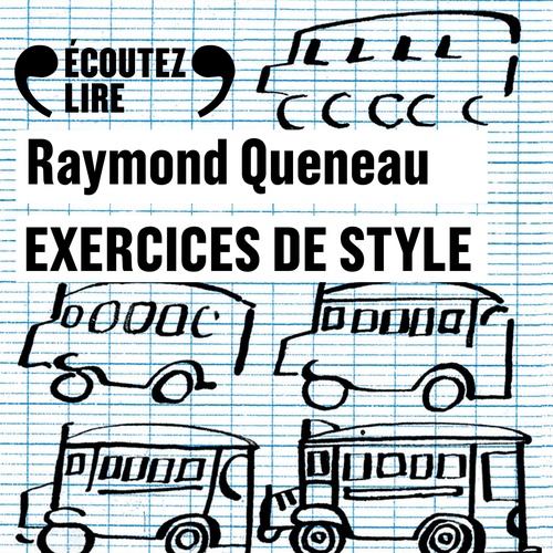 audiobook cover of Exercices de style, by Raymond Queneau