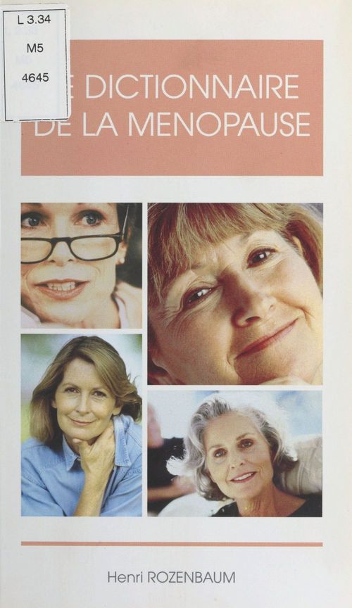 Couverture ebook de Le Dictionnaire de la ménopause, de Henri Rozenbaum