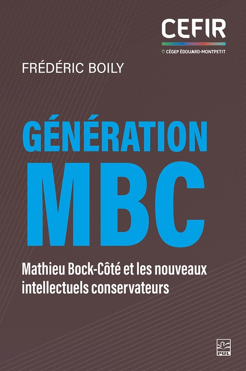 ebook cover of Génération MBC, by Frederic Boily
