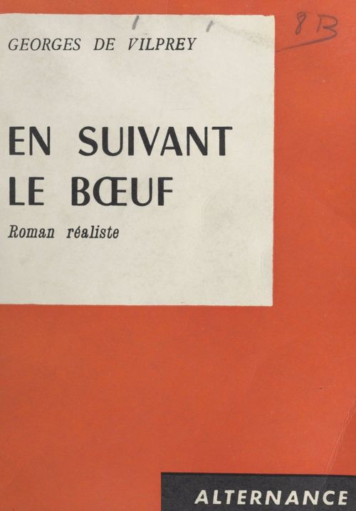 ebook cover of En suivant le boeuf, by Georges De Vilprey
