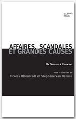 Couverture ebook de Affaires, scandales et grandes causes., de Offenstadt/Van Damme