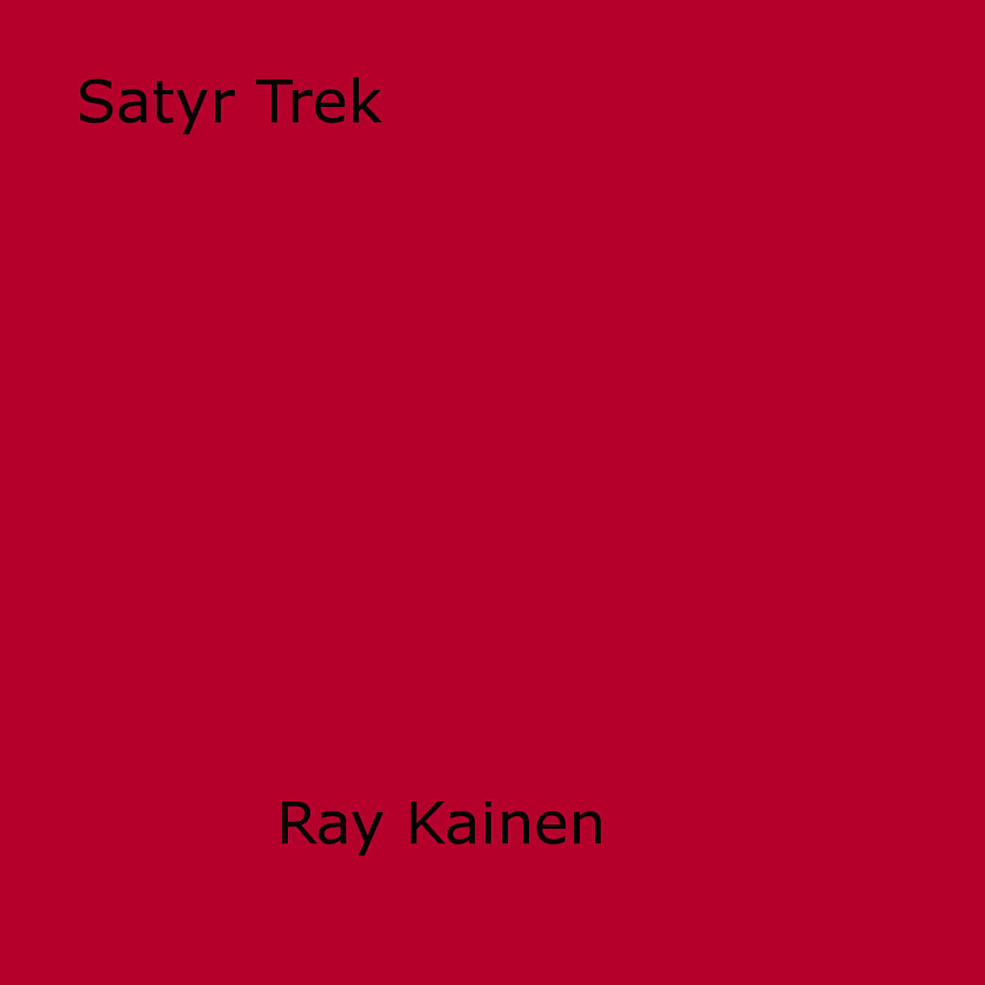 Couverture ebook de Satyr Trek, de Ray Kainen