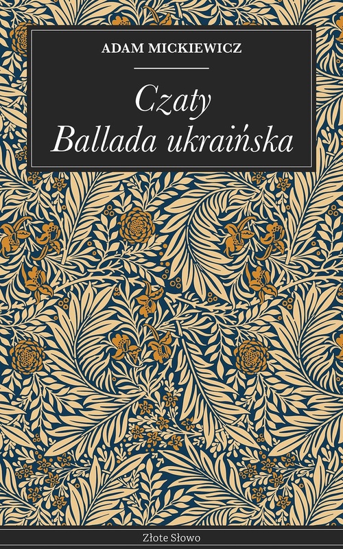 ebook cover of Czaty, by Adam Mickiewicz