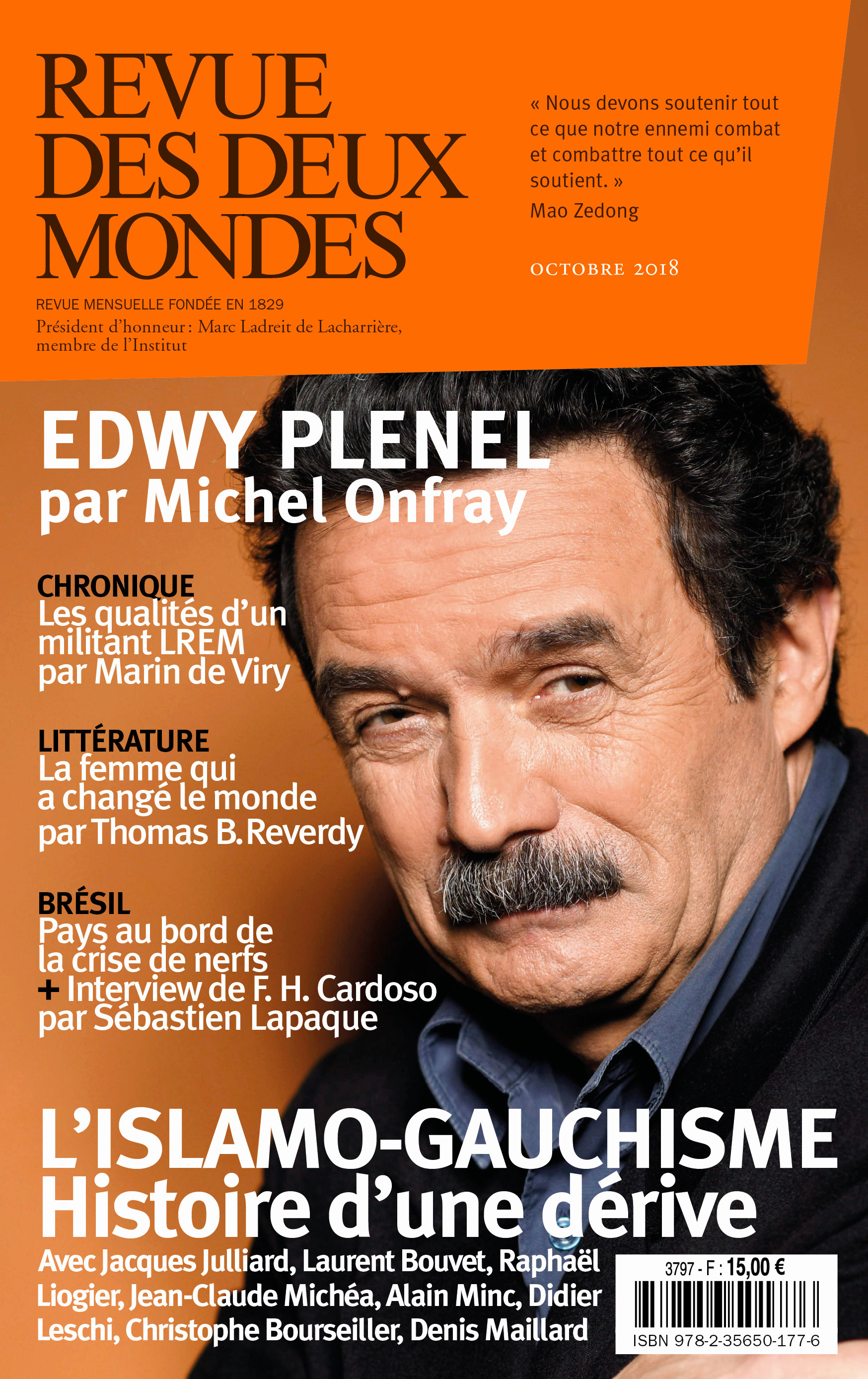 Couverture ebook de Revue des Deux Mondes octobre 2018, de Revue Des Deux Mondes