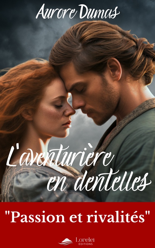 Couverture ebook de L'aventurière en dentelles, de Aurore Dumas