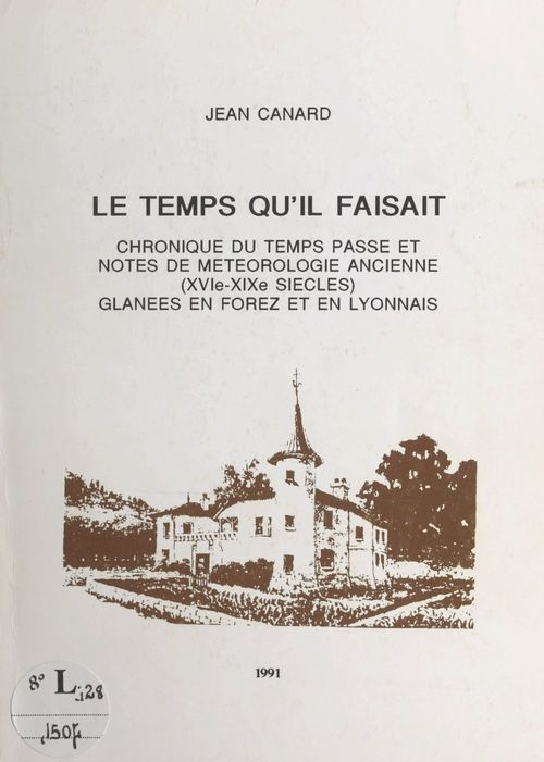 Couverture ebook de Le temps qu'il faisait, de Jean Canard