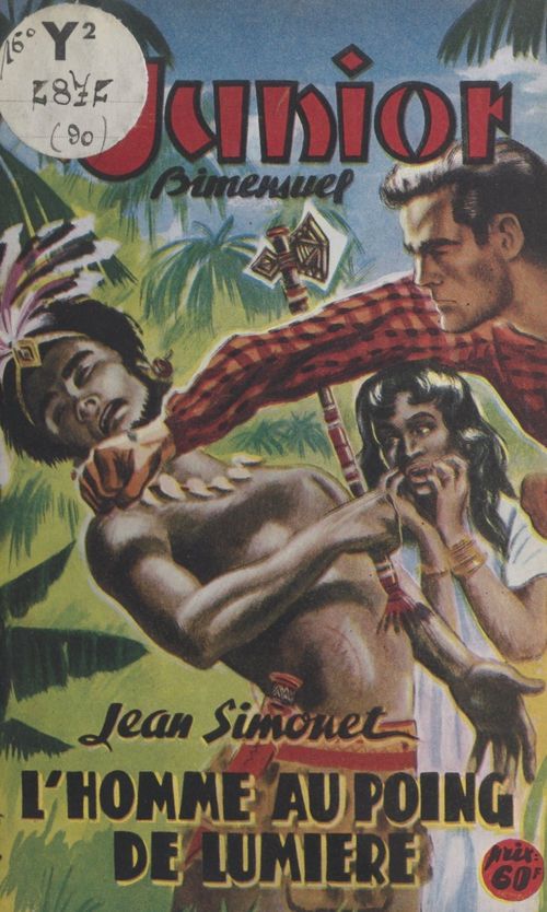 Couverture ebook de L'homme au poing de lumière, de Jean Simonet
