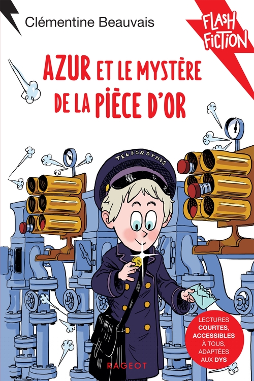 Couverture ebook de Azur et le mystère de la pièce d'or, de Clémentine Beauvais