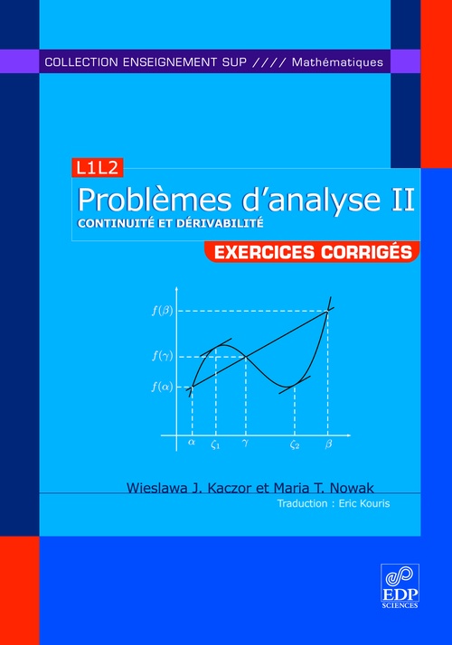 ebook cover of L3M1 Problèmes d'analyse II, by Wieslawa J. Kaczor, Maria Nowak