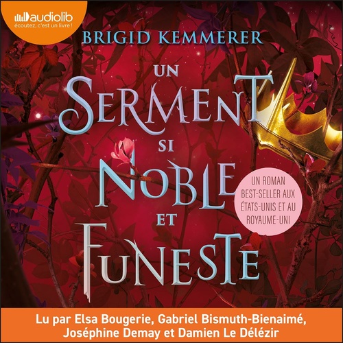 audiobook cover of Un serment si noble et funeste, by Brigid Kemmerer