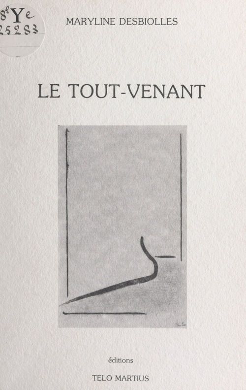 ebook cover of Le tout-venant, by Maryline Desbiolles