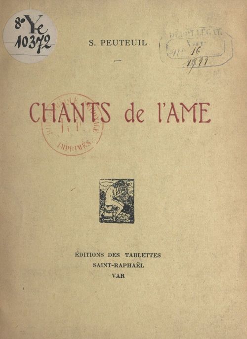 Couverture ebook de Chants de l'âme, de Suzanne Peuteuil