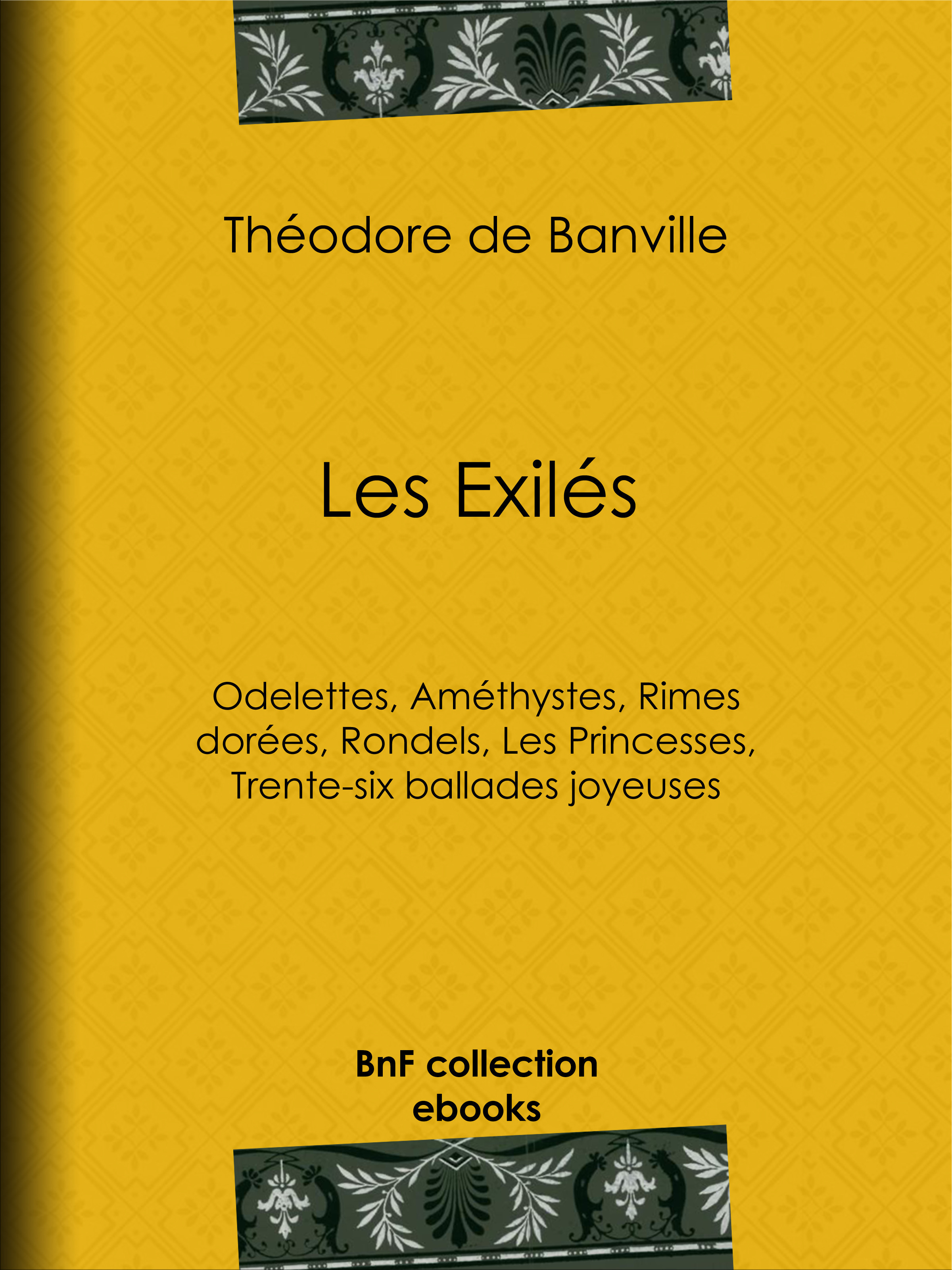 ebook cover of Les Exilés, by Théodore de Banville