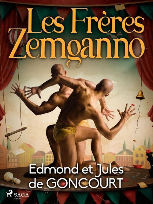 ebook cover of Les Frères Zemganno, by Edmond  De Goncourt