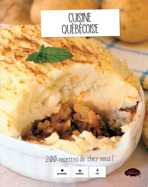 Couverture ebook de Cuisine québécoise, de Collectif Les Malins, Editions Les Malins
