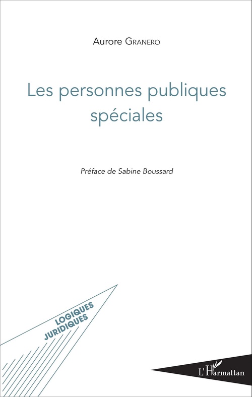 ebook cover of Les personnes publiques spéciales, by Aurore Granero