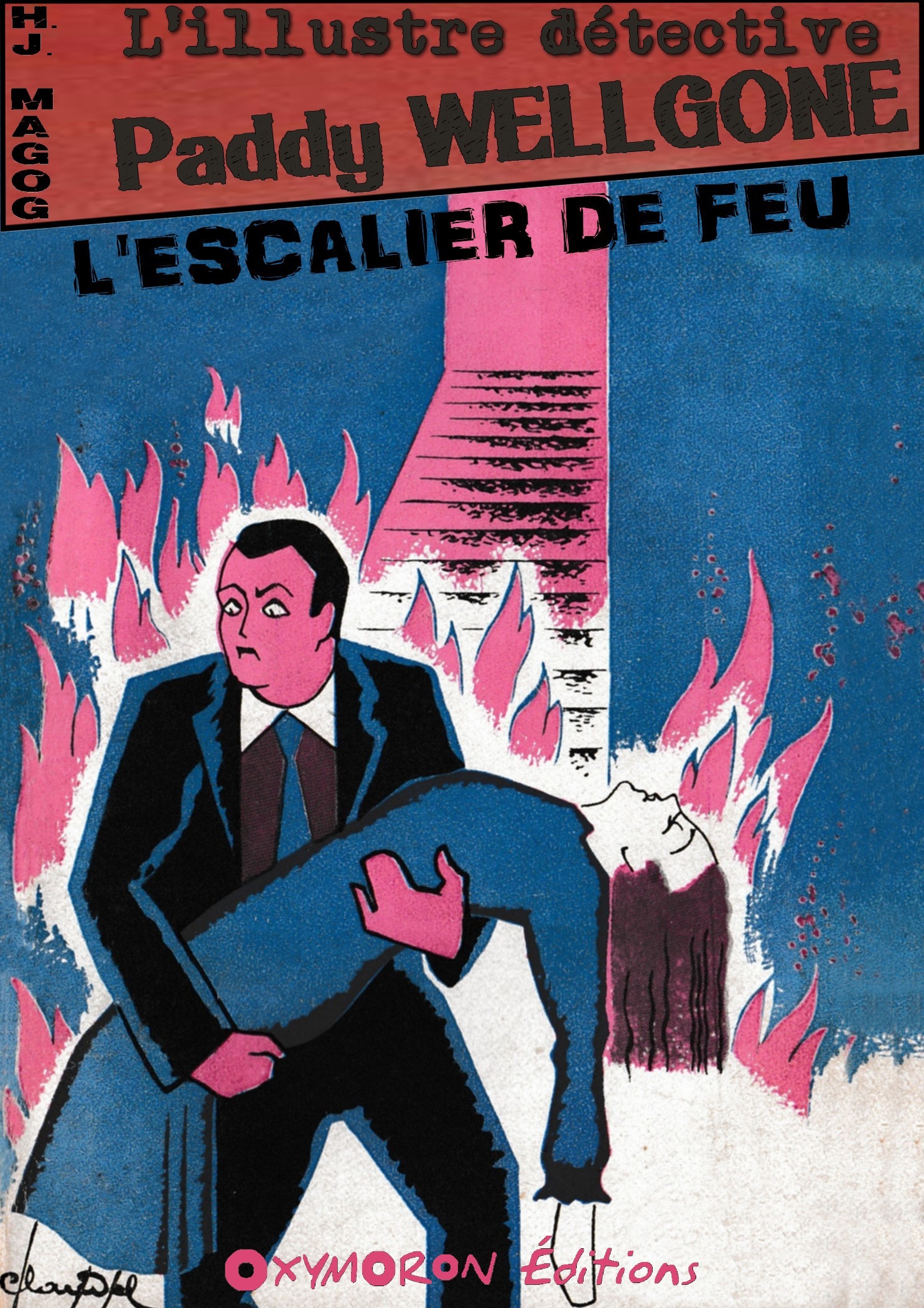ebook cover of L'escalier de feu, by H.J. Magog