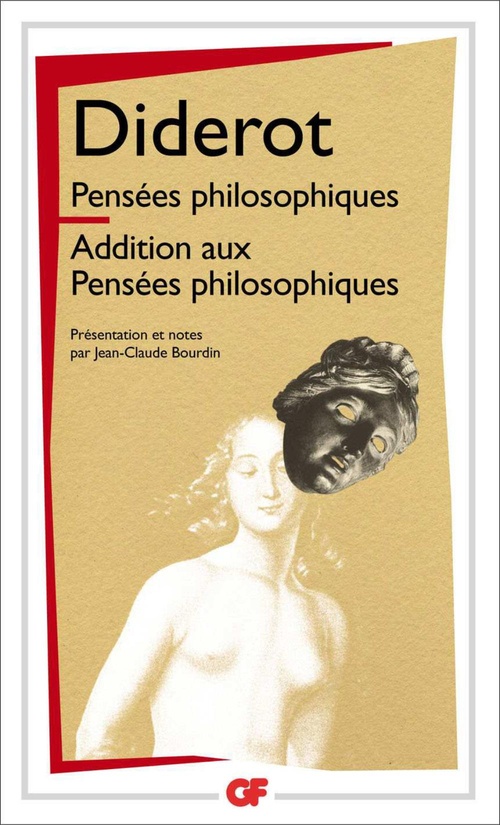 ebook cover of Pensées philosophiques, by Denis Diderot