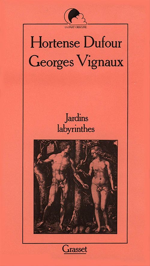 Couverture ebook de Jardins labyrinthes, de Hortense Dufour, Georges Vignaux