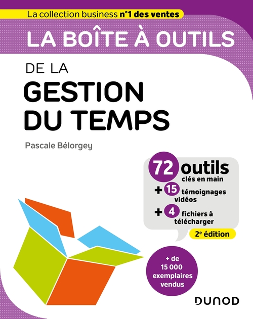 Couverture ebook de La boîte à outils de la gestion du temps - 2e éd., de Pascale Bélorgey