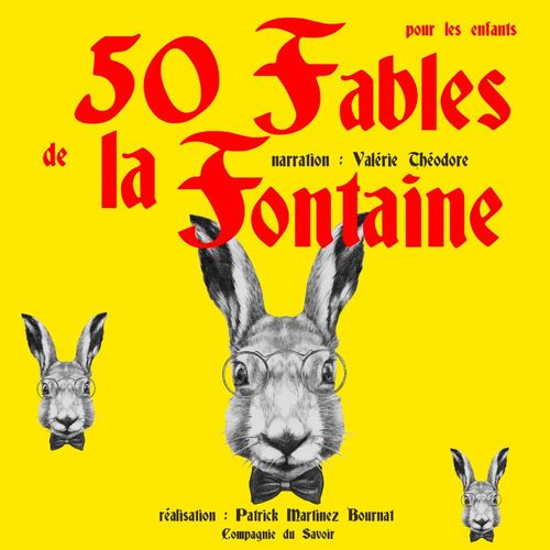 Couverture audiobook de 50 fables pour les enfants, de Jean de La Fontaine
