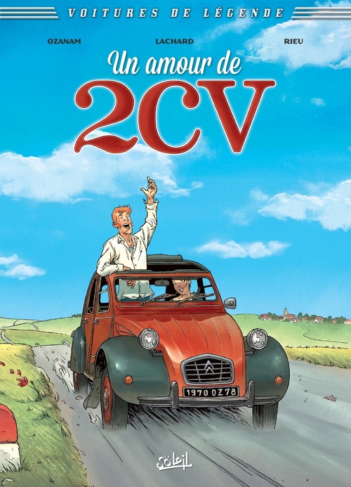 Couverture ebook de Voitures de légende T02 - Un amour de 2CV, de Bruno Lachard