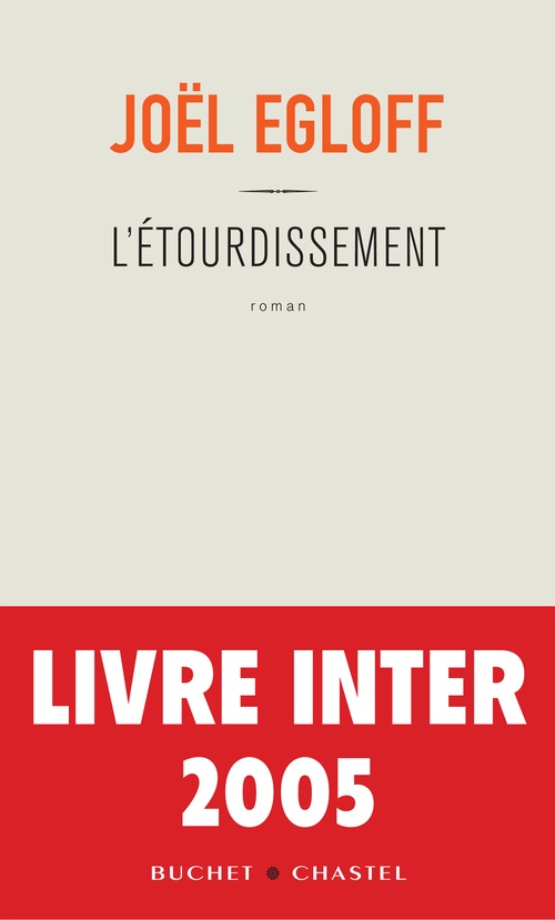 ebook cover of L'étourdissement, by Joël Egloff