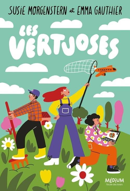 ebook cover of Les Vertuoses, by Emma Gauthier, Susie Morgenstern, Aurore Carric