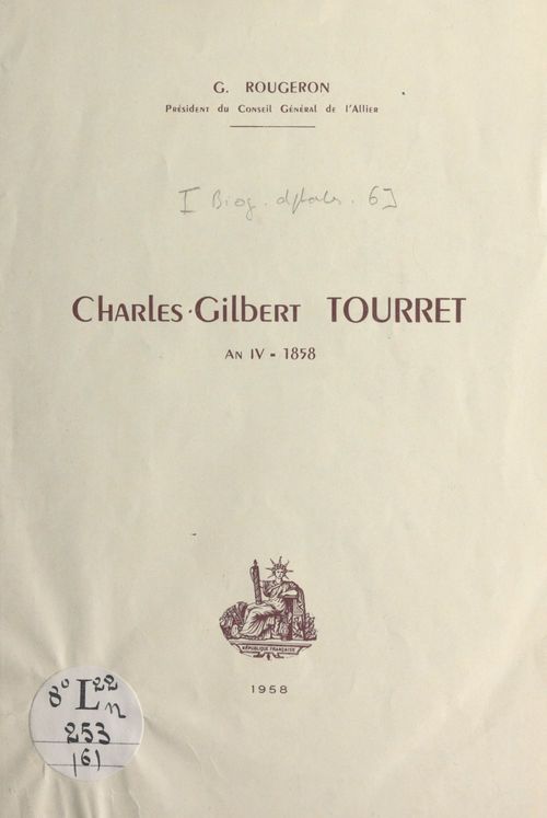 ebook cover of Charles-Gilbert Tourret, an IV-1858, by Georges Rougeron