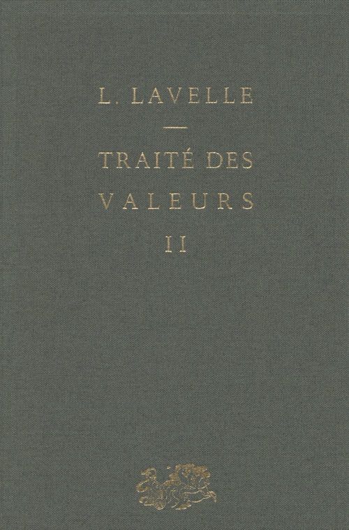 ebook cover of Traité des valeurs (2), by Louis Lavelle