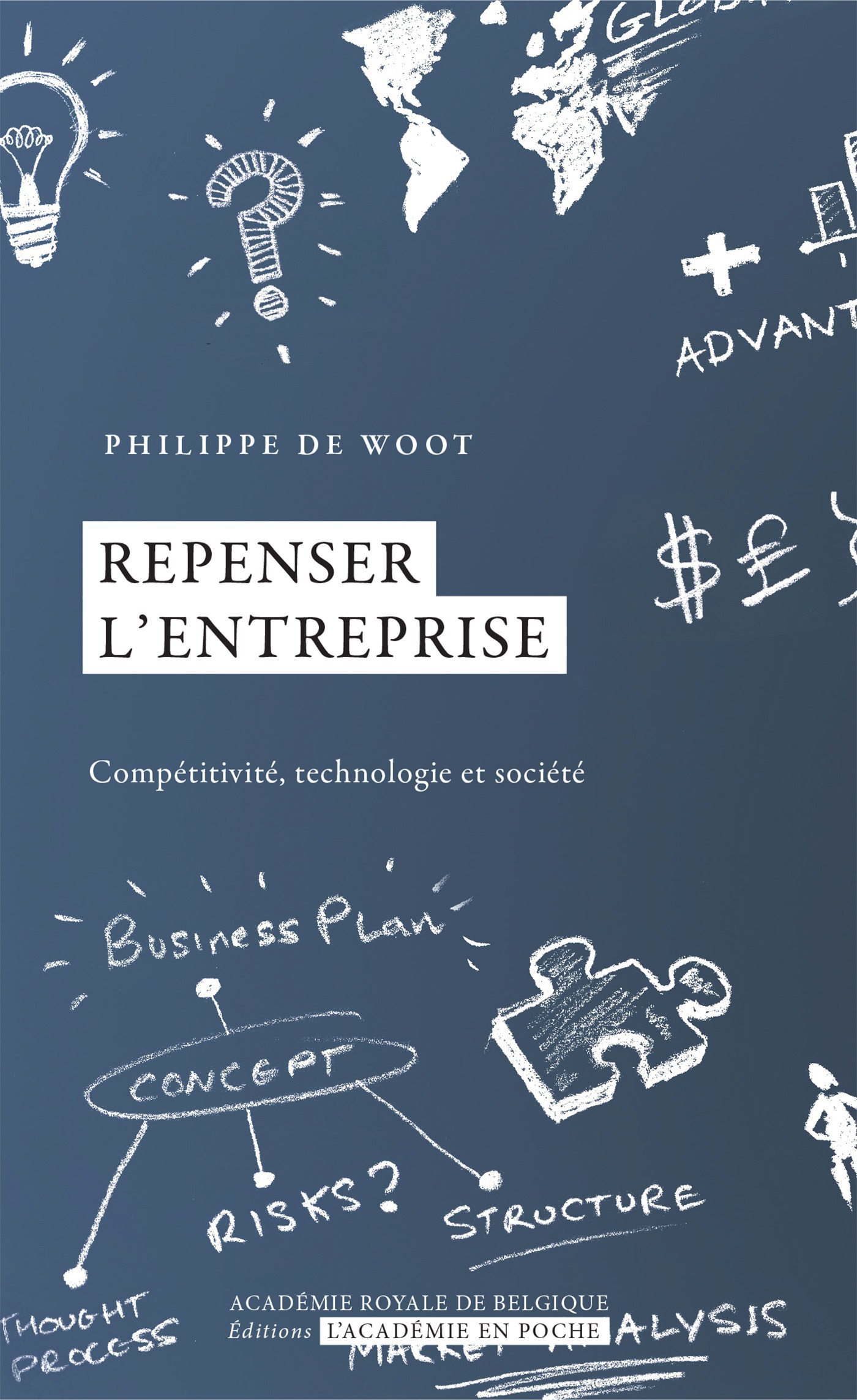 Couverture ebook de Repenser l'entreprise, de Philippe de Woot