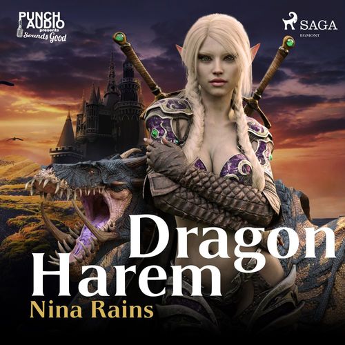 audiobook cover of Dragon Harem, by Nina Rains
