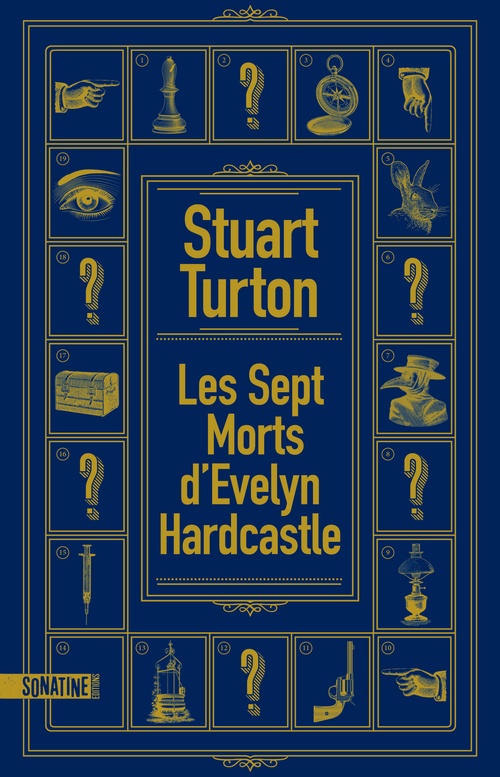 Couverture ebook de Les sept morts d'Evelyn Hardcastle, de Stuart Turton