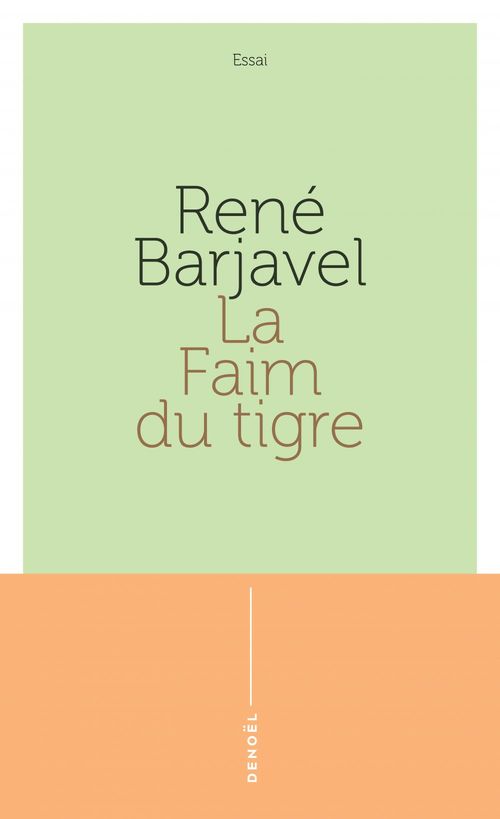 ebook cover of La faim du tigre, by René Barjavel