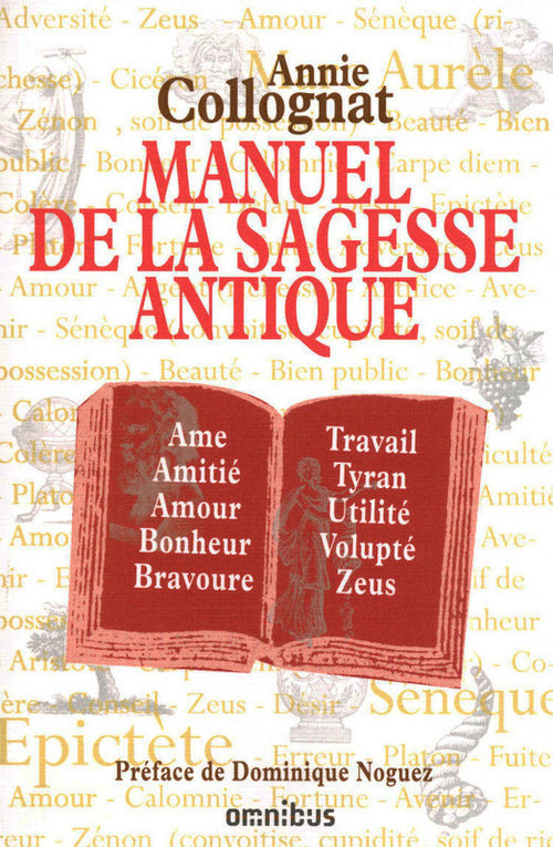 Couverture ebook de Manuel de la sagesse antique, de Collognat/Noguez
