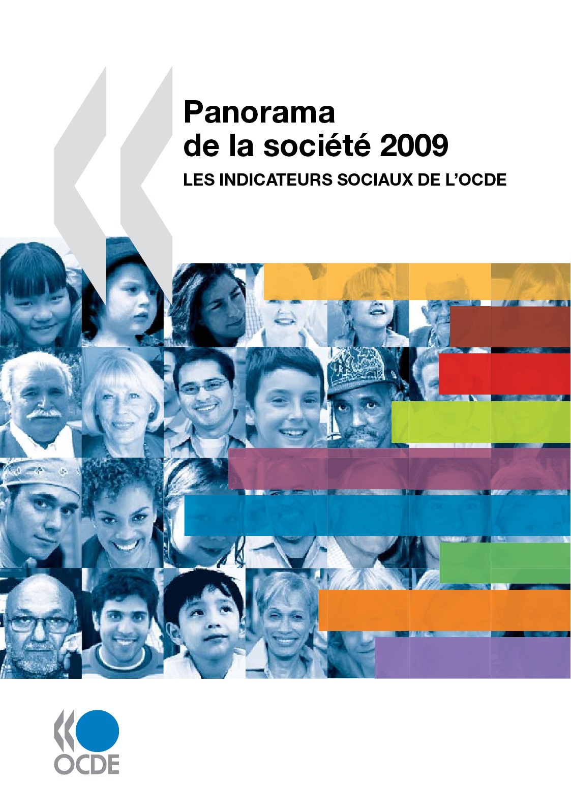 ebook cover of Panorama de la société 2009, by Collectif