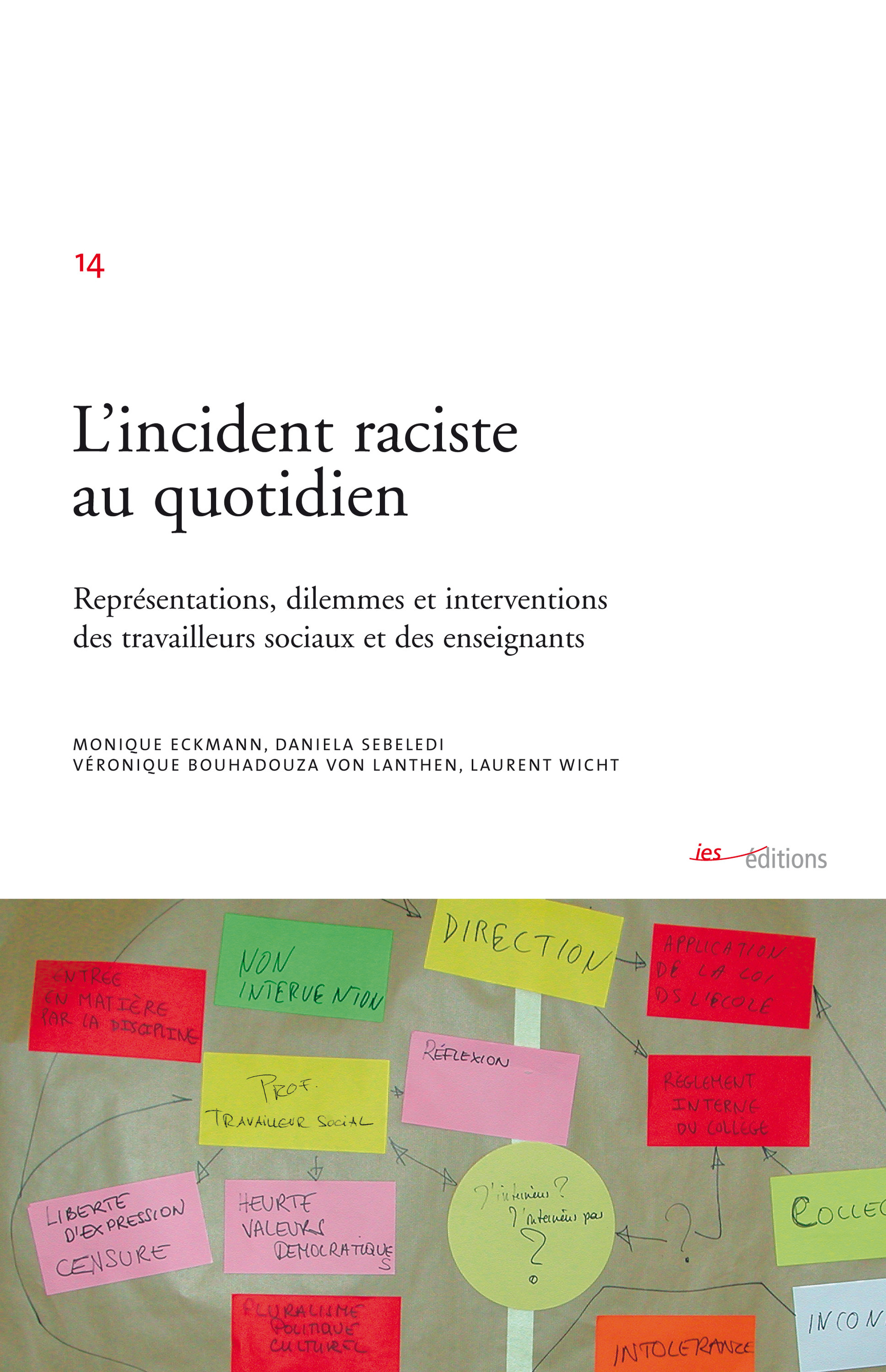 Couverture ebook de L'incident raciste au quotidien, de Veronique Bouhadouza Von Lanthen, Monique Eckmann, Daniela Sebeledi, Laurent Wicht