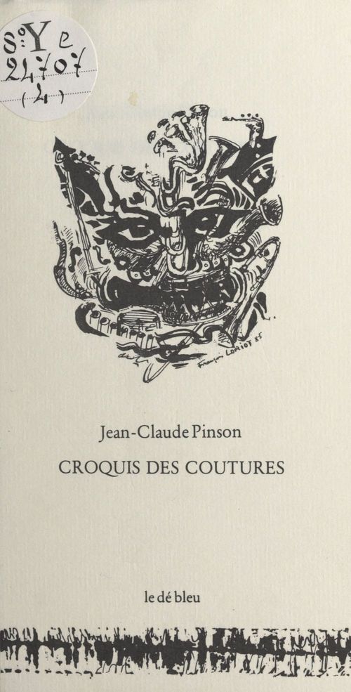 Couverture ebook de Croquis des coutures, de Jean-Claude Pinson