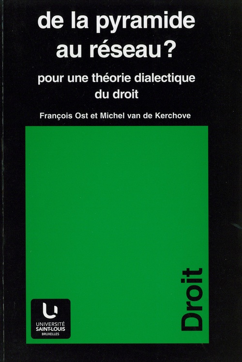 ebook cover of De la pyramide au réseau ?, by Michel Van de Kerchove, François Ost