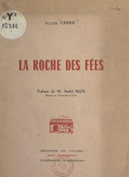 ebook cover of La roche des fées, by Julien Carrie