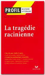 Couverture ebook de Profil - La tragédie racinienne, de Alain Couprie