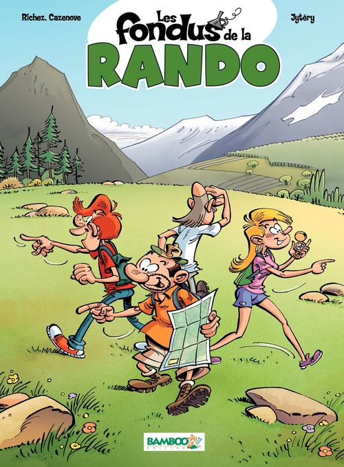 ebook cover of Les Fondus de la rando, by Christophe Cazenove, Hervé Richez