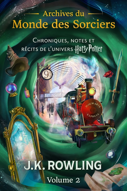 Couverture ebook de Archives du Monde des Sorciers (Volume 2), de J.K. Rowling