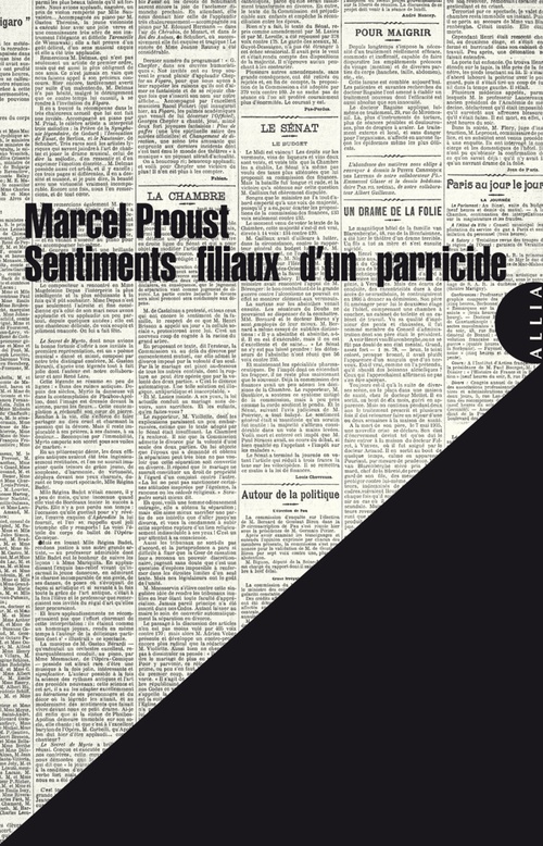 ebook cover of Sentiments filiaux d'un parricide, by Marcel Proust