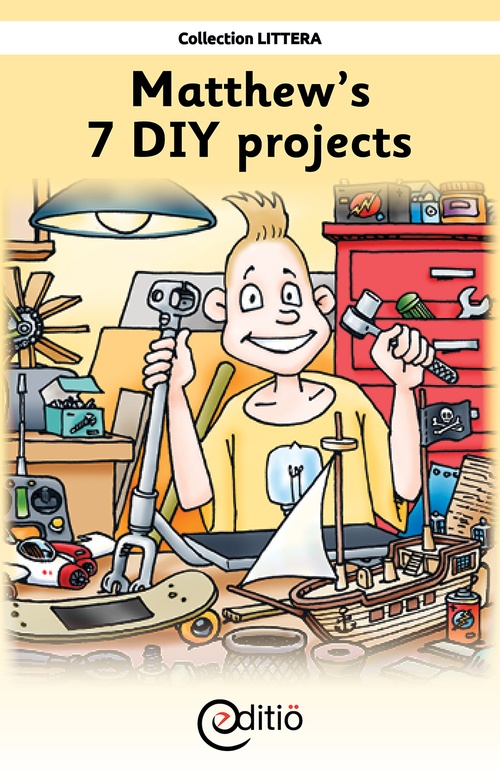 Couverture ebook de Matthew's 7 DIY projects, de Collectif