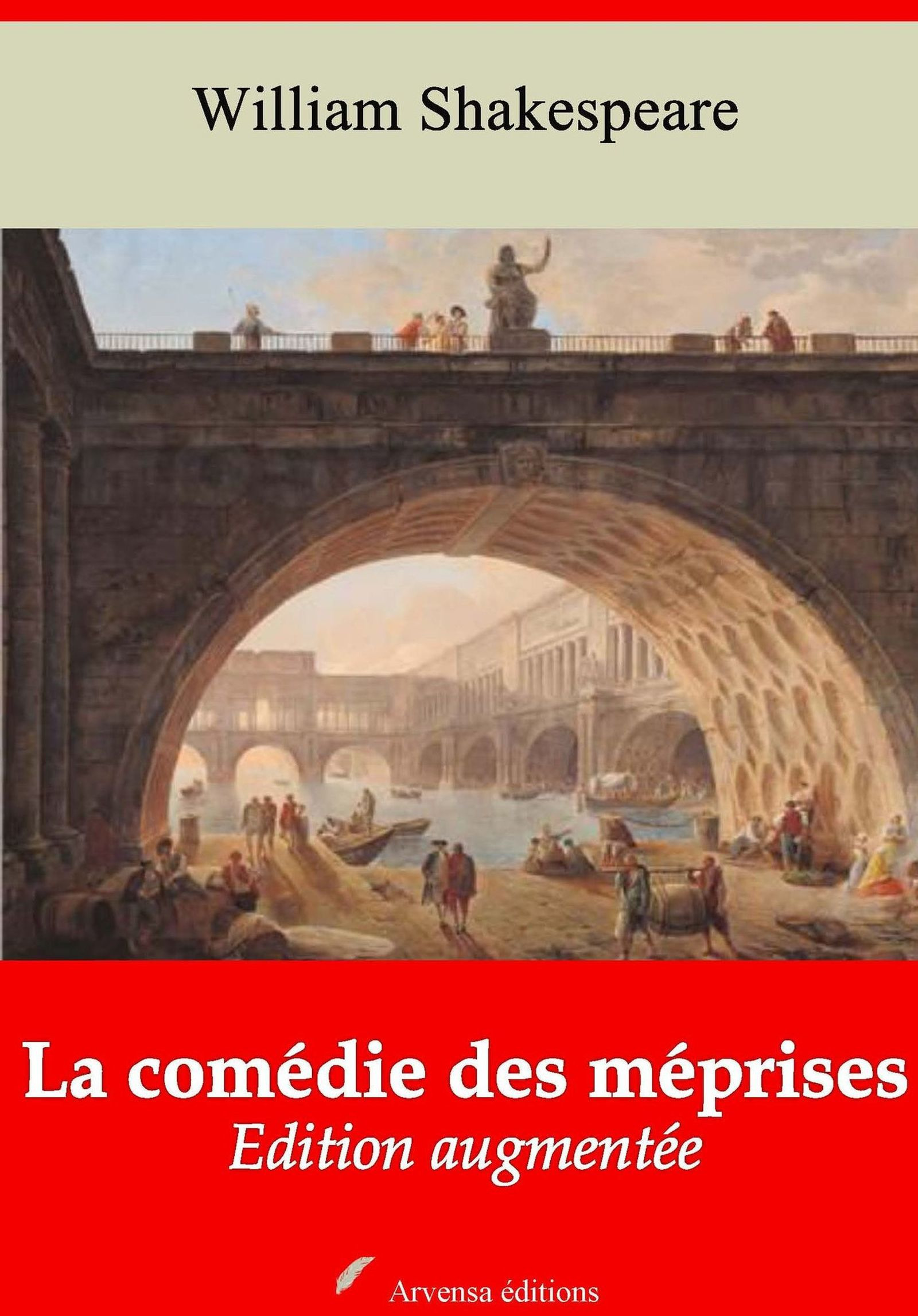 Couverture ebook de La Comédie des méprises - suivi d'annexes, de William Shakespeare