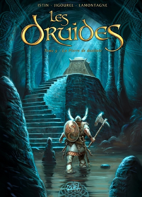Couverture ebook de Les Druides T05 - La pierre de destinée, de Jean-Luc Istin