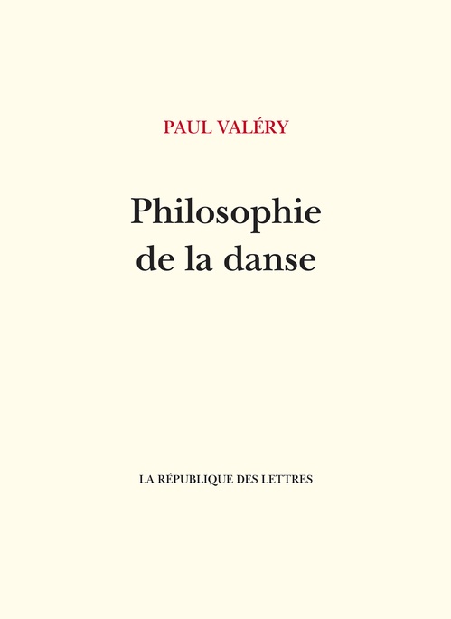 Couverture ebook de Philosophie de la danse, de Paul Valéry